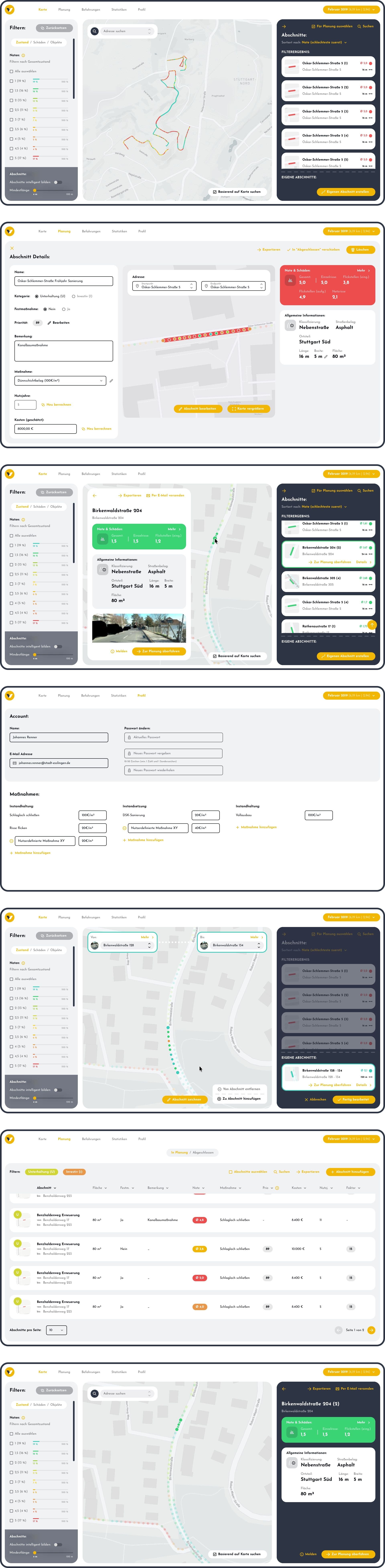 Overview over the vialytics application